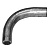 Отвод стальной гнутый однорезьбовой оцинк Ду15 (Дн21,3х2,5) из труб по ГОСТ 3262-75 арт.1211387