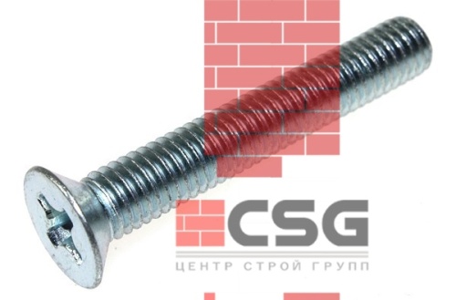 Винт с полусферической головкой 5x10 оцинк. DIN 7985, тыс.шт (800шт)