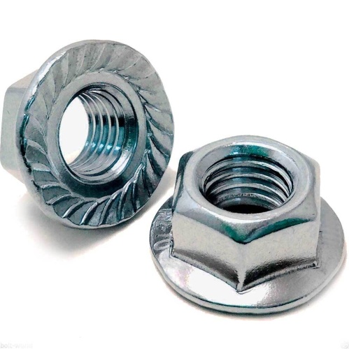 Гайка с фланцем DIN 6923 10 оцинк. (200шт)