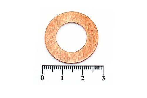 Шайба медная 15х27х1.0
