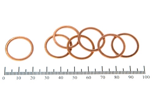 Шайба медная 17х21х1.0