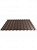 Профнастил окрашенный 0.4x1150x2000 шоколадно-коричневый фото