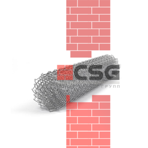 Сетка стальная плетеная 50х3 оцинкованный, длина 1,8 м, толщина 3.00